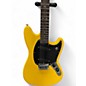 Used Squier Sonic Mustang Graffiti Yellow Solid Body Electric Guitar