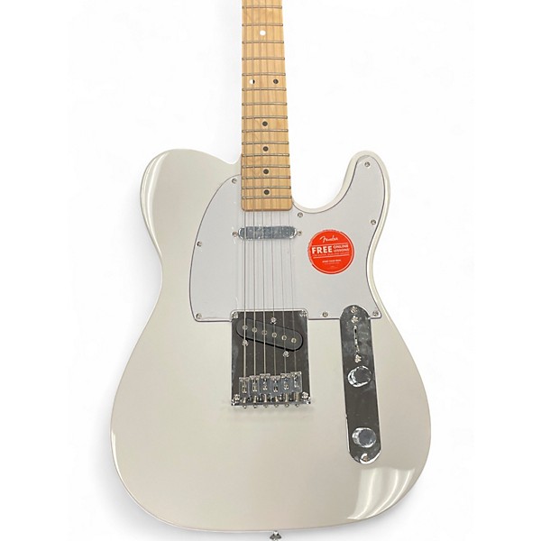 Used Squier Affinity Telecaster Arctic White Solid Body Electric Guitar