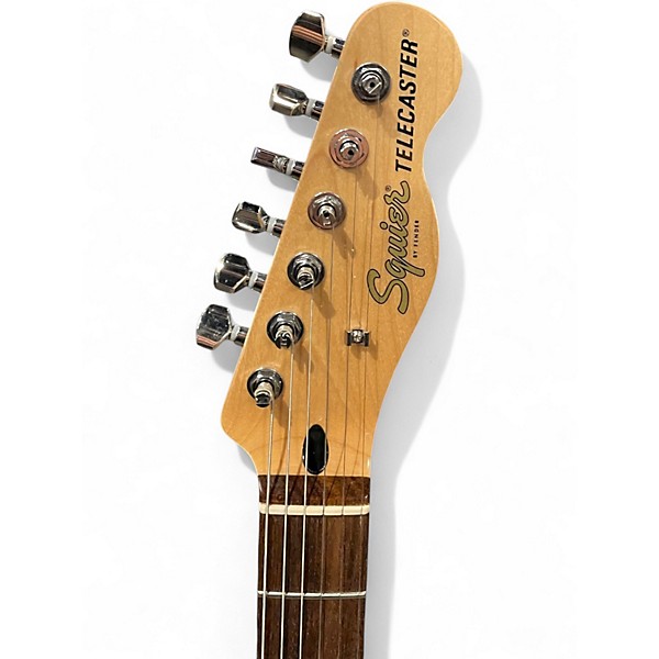 Used Squier AFFINITY TELECASTER FMT SH TRANSPARENT CRIMSON Solid Body Electric Guitar