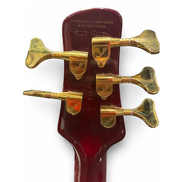 Used Spector Euro 5 red Electric Bass Guitar