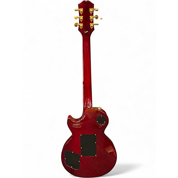 Used Epiphone Alex Lifeson Les Paul Custom Axcess Ruby Solid Body Electric Guitar
