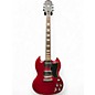 Used Epiphone SG Standard Trans Red Solid Body Electric Guitar thumbnail