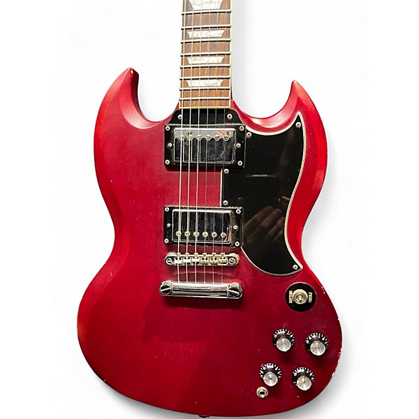 Used Epiphone SG Standard Trans Red Solid Body Electric Guitar