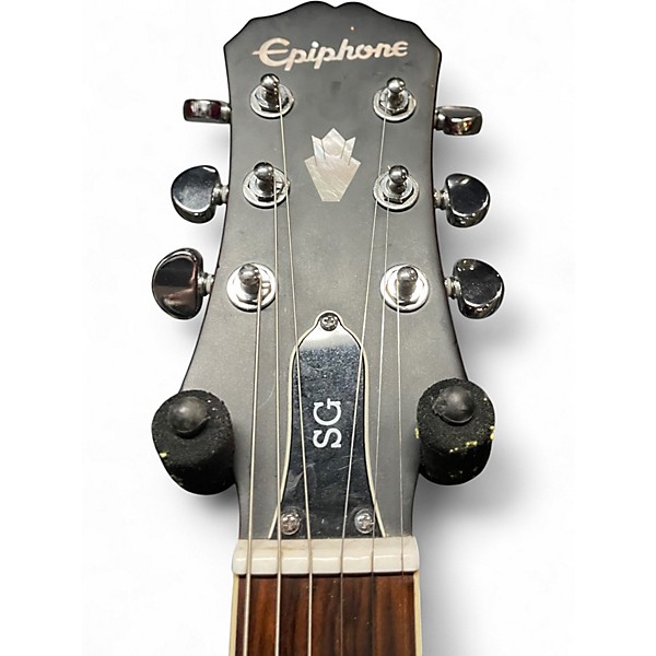 Used Epiphone SG Standard Trans Red Solid Body Electric Guitar