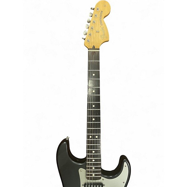 Used Fender Standard Stratocaster Black Solid Body Electric Guitar