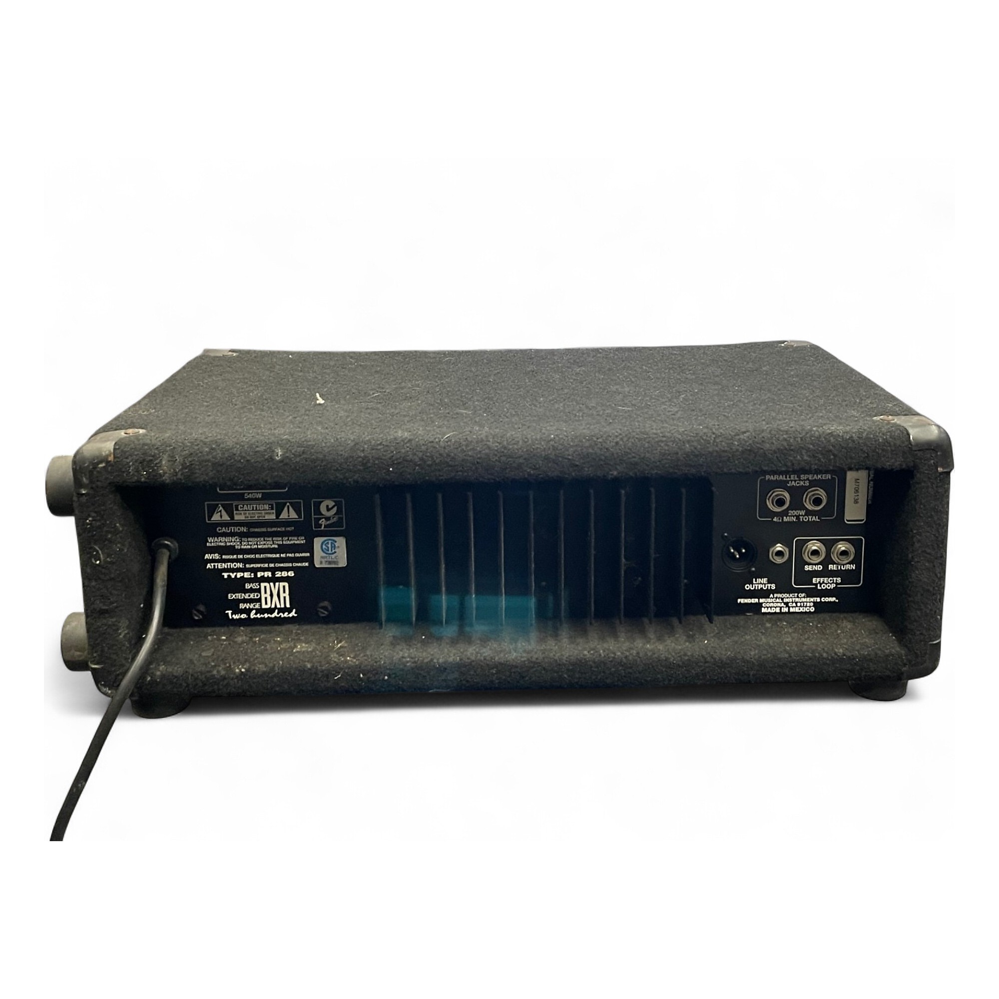 Used Fender BXR PR286 Bass Amp Head | Guitar Center