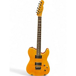 Used Fender Special Edition Custom Telecaster FMT HH Amber Solid Body Electric Guitar