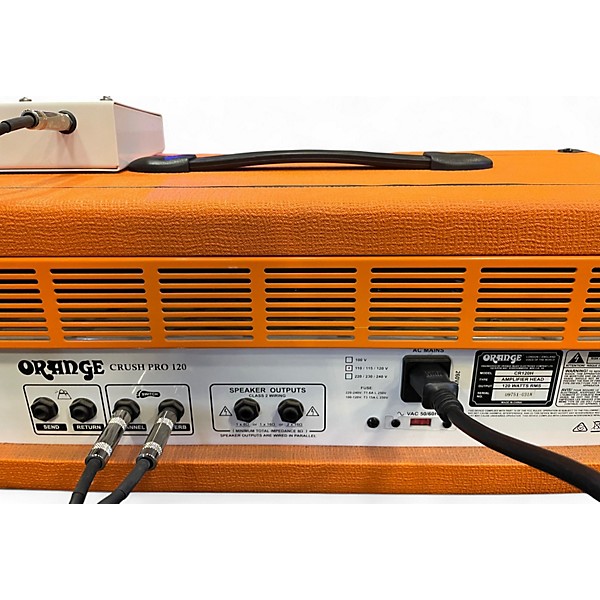 Used Orange Amplifiers CR120H Crush Pro 120W Solid State Guitar Amp Head