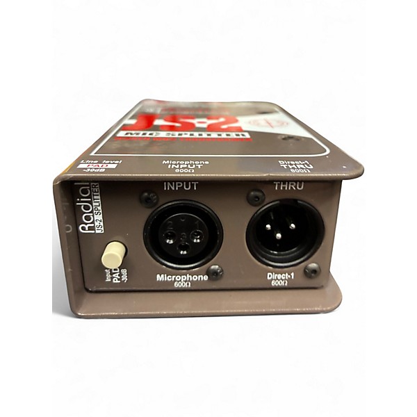 Used Radial Engineering JS2 Passive Microphone Splitter Direct Box