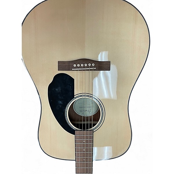 Used Fender CD60 Dreadnought Natural Acoustic Guitar