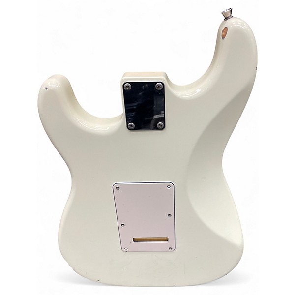 Used Squier Standard Stratocaster White Solid Body Electric Guitar