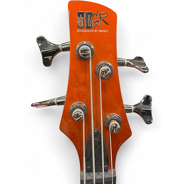 Used Ibanez SR300 Metallic Orange Electric Bass Guitar