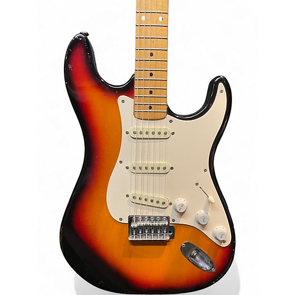 Used Harmony H-80T 3 Tone Sunburst Solid Body Electric Guitar