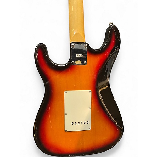 Used Harmony H-80T 3 Tone Sunburst Solid Body Electric Guitar