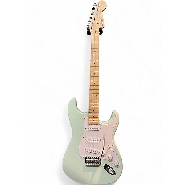 Used Squier FSR Sonic Stratocaster Surf Green Solid Body Electric Guitar