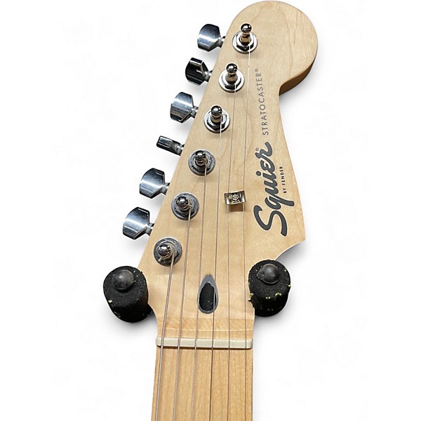 Used Squier FSR Sonic Stratocaster Surf Green Solid Body Electric Guitar