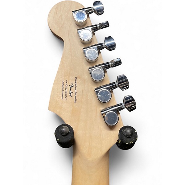 Used Squier FSR Sonic Stratocaster Surf Green Solid Body Electric Guitar