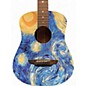 Used Luna Safari 3/4 Size Starry Night Acoustic Guitar