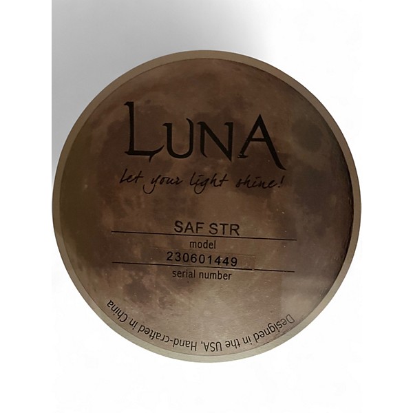 Used Luna Safari 3/4 Size Starry Night Acoustic Guitar