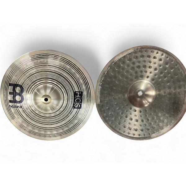 Used MEINL 13in HCS Hi Hat Pair Cymbal