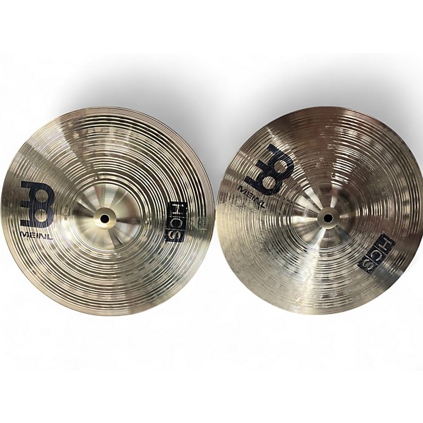 Used MEINL 13in HCS Hi Hat Pair Cymbal