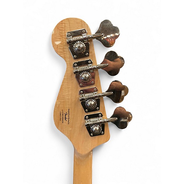 Used Squier Paranormal Rascal Bass HH Metallic Black Electric Bass Guitar