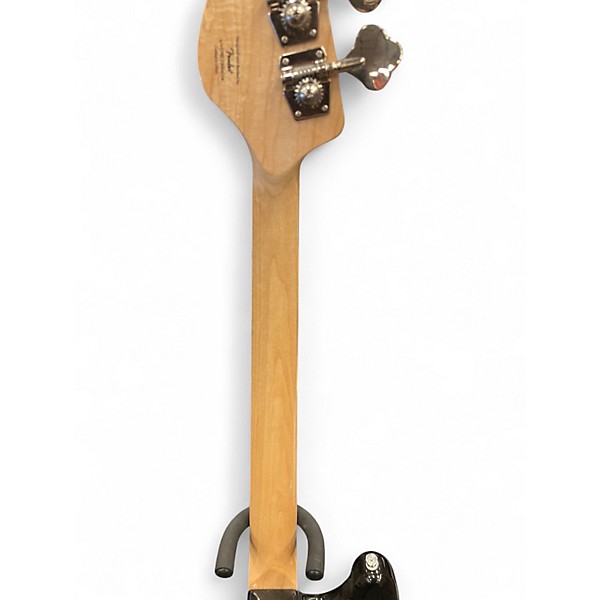 Used Squier Paranormal Rascal Bass HH Metallic Black Electric Bass Guitar