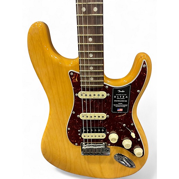 Used 2019 Fender American Ultra Stratocaster AGED NATURAL Solid Body Electric Guitar