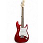 Used Squier Bullet Stratocaster Hardtail Red Sparkle Solid Body Electric Guitar thumbnail