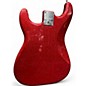 Used Squier Bullet Stratocaster Hardtail Red Sparkle Solid Body Electric Guitar