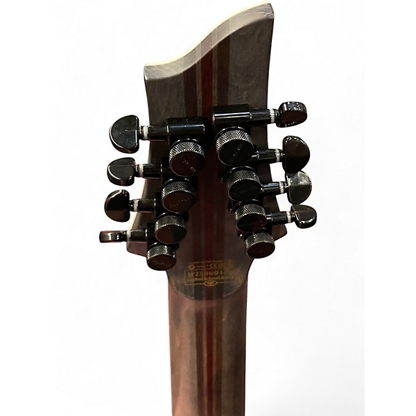 Used Schecter Guitar Research Evil Twin C8 Satin Black Solid Body Electric Guitar