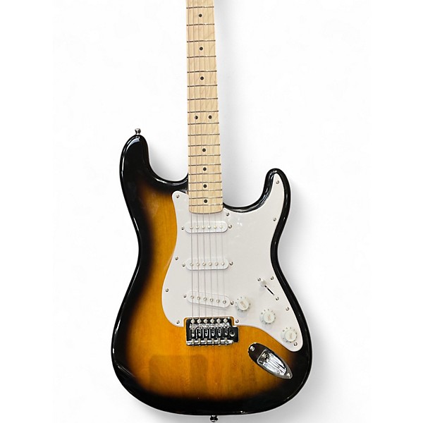 Used Squier SONIC STRATOCASTER 2 Color Sunburst Solid Body Electric Guitar