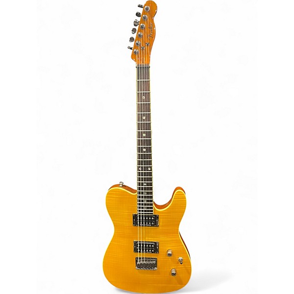 Used 2011 Fender Special Edition Custom Telecaster FMT HH Amber Solid Body Electric Guitar