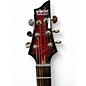 Used Schecter Guitar Research Demon 6 Crimson Red Burst Solid Body Electric Guitar