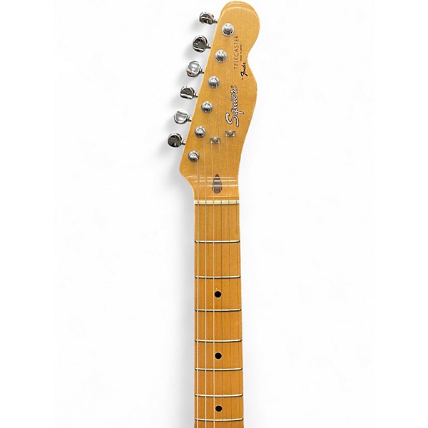 Used 1980s Squier Telecaster Butterscotch Blonde Solid Body Electric Guitar
