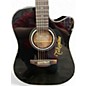 Used Takamine GD30CE Black Acoustic Electric Guitar