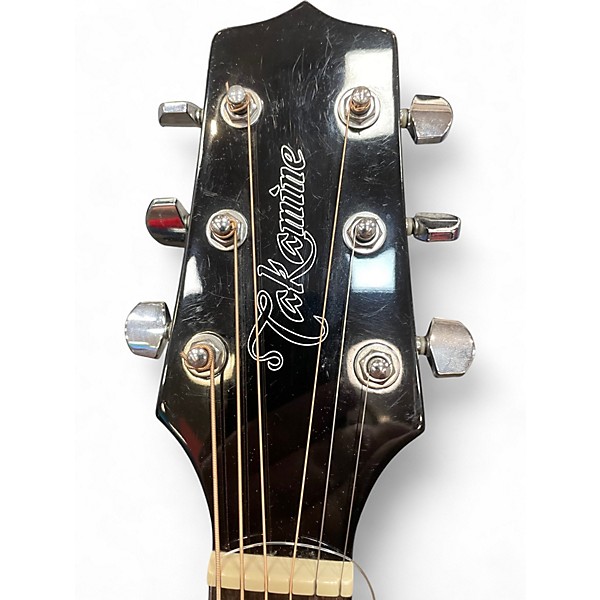 Used Takamine GD30CE Black Acoustic Electric Guitar