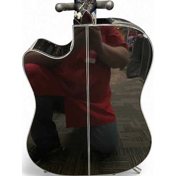 Used Takamine GD30CE Black Acoustic Electric Guitar