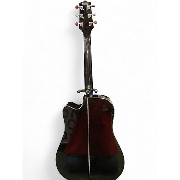 Used Takamine GD30CE Black Acoustic Electric Guitar