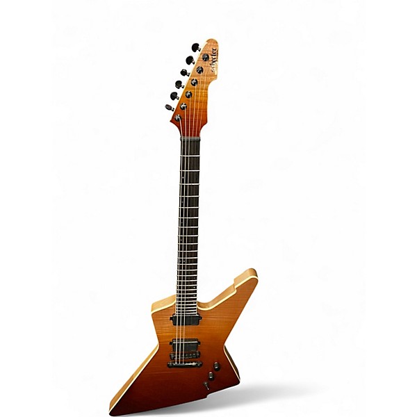 Used Schecter Guitar Research E1 SLS ELITE Sunset Fade Solid Body Electric Guitar