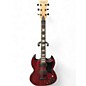 Used Reuter Guitars SG Style Aged Crimson Solid Body Electric Guitar thumbnail