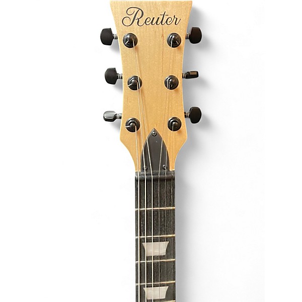 Used Reuter Guitars SG Style Aged Crimson Solid Body Electric Guitar