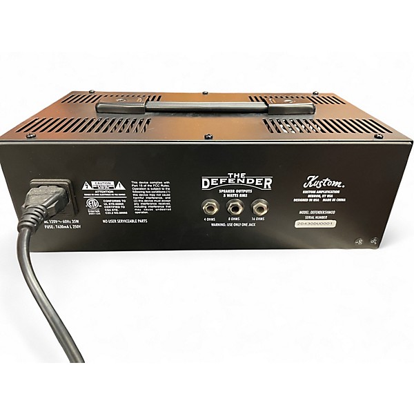 Used Kustom Defender 5HMOD Tube Guitar Amp Head