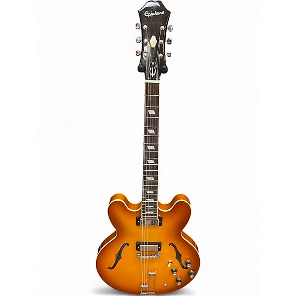 Used Epiphone RIVIERA MINI HUM AMBERBURST Hollow Body Electric Guitar