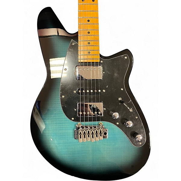 Used Reverend Gil Parris GPSKB Signature Limited Edition Trans Sky Burst Solid Body Electric Guitar