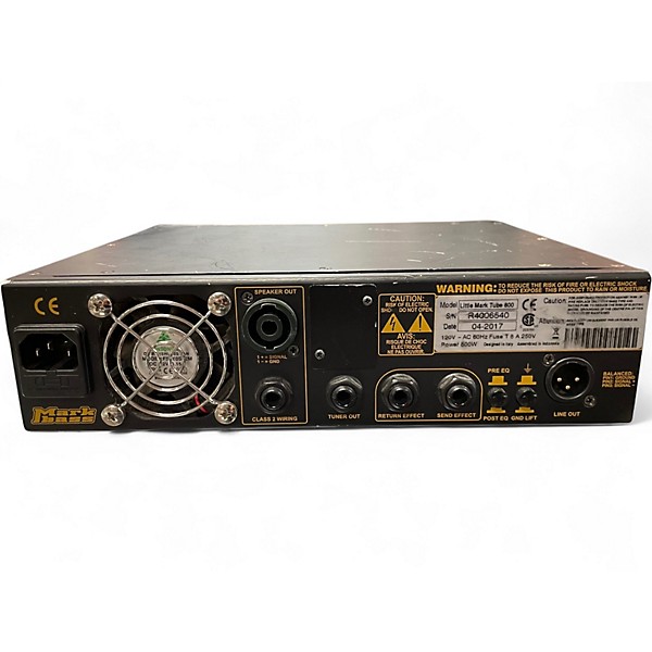 Used Markbass Little Mark Tube 800 Tube Bass Amp Head