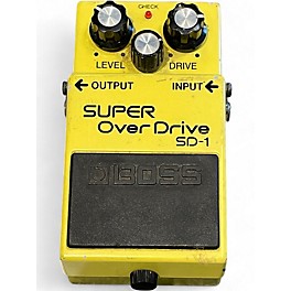 Used BOSS SD1 Super Overdrive Effect Pedal