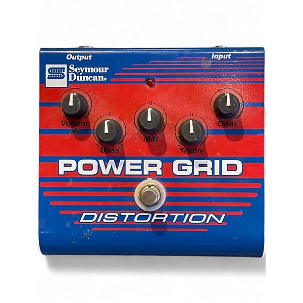 Used Seymour Duncan SFX08 Power Grid Distortion Effect Pedal