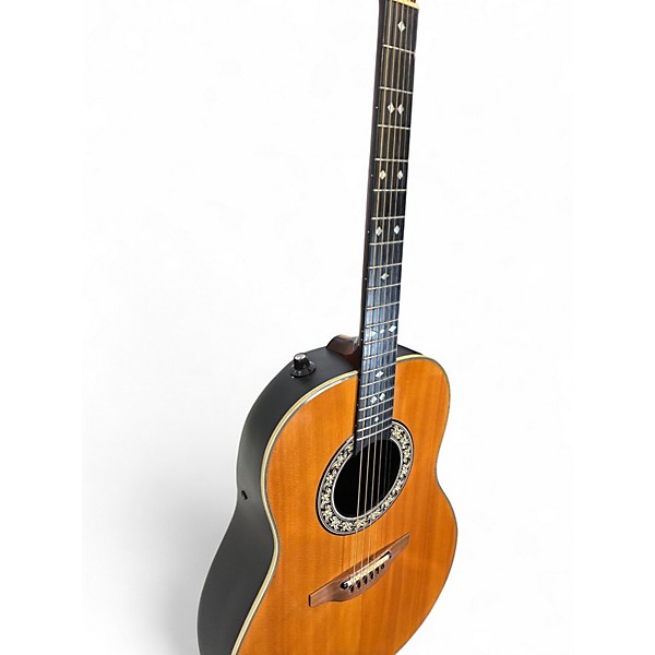 Used Ovation 1614 4 Natural Acoustic Electric Guitar