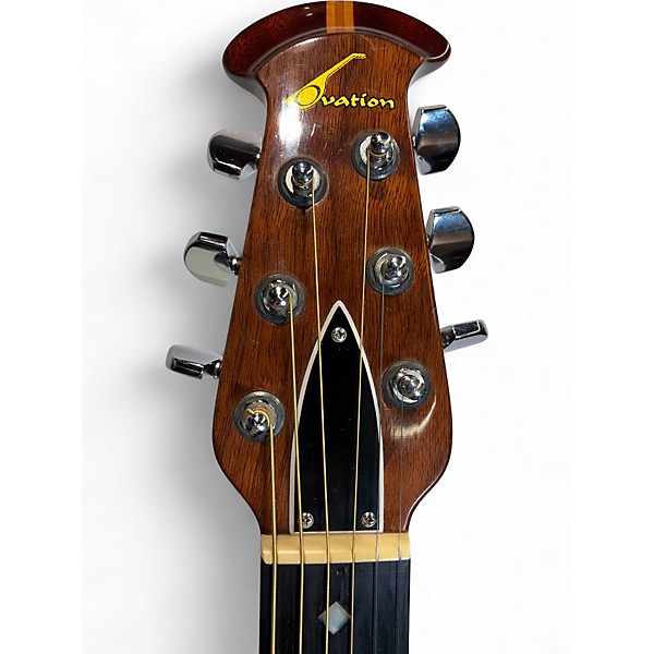 Used Ovation 1614 4 Natural Acoustic Electric Guitar